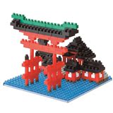 热卖日本nanoblock 严岛神社纳米玩具积木模型 塑料拼插组装DIY建