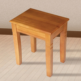 全实木凳子 梳妆凳 书桌凳 橡木小方凳 餐椅整装无需安装 2个起拍