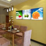 餐厅装饰画挂画壁画餐厅水果挂画饭厅装饰画樱桃装饰画苹果柠檬
