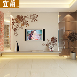 亚克力3d水晶立体墙贴画客厅卧室温馨电视背景墙房间墙壁装饰品