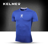 KELME/卡尔美男士运动高弹吸湿排汗紧身衣健身房超人肌肉短袖T恤