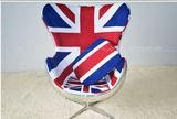 金属铝皮蛋壳椅 英国米旗电脑椅 创意鸡蛋椅休闲椅懒人椅时尚座椅