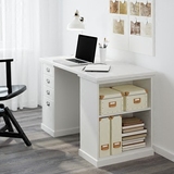 56温馨宜家IKEA克林潘桌子书桌电脑桌写字台办公桌带抽屉储物