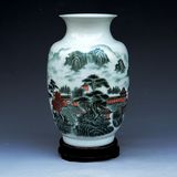 景德镇陶瓷花瓶花器结婚礼品家居创意现代中式客厅花瓶摆件插花瓶