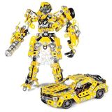 正品变形金刚大黄蜂擎天柱钢索金属机器人组装汽车人玩具合金模型