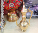 批发印度新款民族特色茶壶手工铜制品小号高档铜茶壶特价促销包邮
