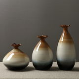 欧式现代时尚创意中式陶瓷器花瓶摆件家居客厅书房装饰品工艺品