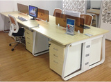 广州办公家具4人双人屏风办公桌椅组合简约职员桌工作桌工作位桌