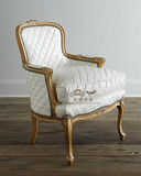 欧式新古典皮质布艺单人沙发休闲椅白色简约现代实木定制