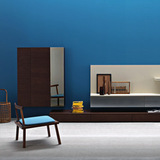 a207 现代简约时尚板式家具电视柜收纳储物柜 室内软装设计素材