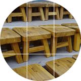 农家木匠实木小板凳矮凳幼儿园迷你成人洗脚榆木凳木头儿童小凳子