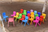 批发幼儿园靠背塑料椅子儿童塑料坐椅学习桌椅幼教凳子包邮
