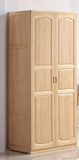 芬兰松木儿童衣柜小型储物柜二门柜全实木家具整体衣橱家具特价
