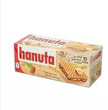 现货香港代购德国进口费列罗Hanuta榛子巧克力夹心威化饼干220g盒