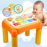 双语学习桌益智多功能学习台宝宝早教音乐游戏桌1-3-4岁宝宝玩具