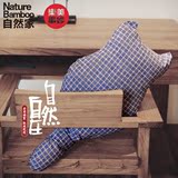 自然家NatureBamboox美妙乐事 布咕系列|老布手织布特制抱枕|返素