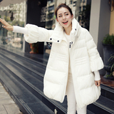 棉衣女中长款韩国2015新款韩版学生a字羽绒棉服韩国冬季加厚外套