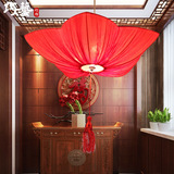 新古典中式海星灯具个性海洋布艺吊灯/时尚客厅餐厅卧室灯饰