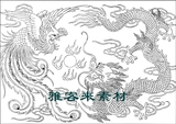 工笔画底稿中国吉祥图案白描线描中国画题材素材龙29