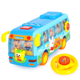 遥控巴士汽车玩具车男孩儿童电动车1-2-3岁方向盘摇控车万向宝宝