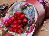 重庆同城鲜花速递红玫瑰粉玫瑰香槟玫瑰母亲节生日送女友妈妈鲜花