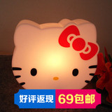 夜灯您选了吗，可爱猫头台灯 卡通床头灯储钱罐多功能二合一 装饰