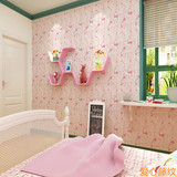 加厚自粘墙纸壁纸 客厅卧室背景墙墙贴 粉色爱心 防水防潮包邮
