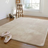 新款垫子可爱床边小地毯瑜伽垫蓝色防滑可水洗珊瑚绒圆形地毯电脑