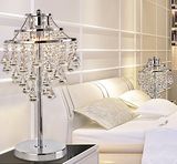 简约现代k9水晶高档装饰台灯温馨卧室创意具床头婚庆客厅可调亮度