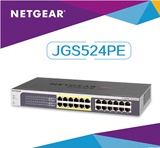 网件/NETGEAR 24口带12口POE供电 千兆简单网管交换机 JGS524PE