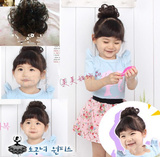 韩国女孩儿童皮筋假发公主宝宝发饰头饰品婴童配饰