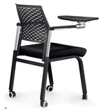 新款特价促销折叠培训椅带写字板电脑椅办公椅子职员椅会议椅家用