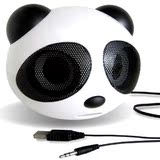式电脑熊猫迷你小巧音箱手机便携重低音炮USB多媒体笔记本音响台