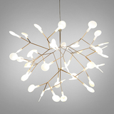 北欧LED萤火虫树叶吊灯客厅卧室餐厅艺术吊灯创意个性灯饰灯具