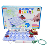 儿童创意电路板组装玩具小学生物理趣味实验益智电子拼装拼插积木