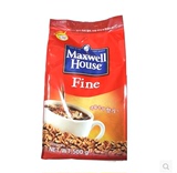 韩国咖啡MAXWELL HOUSE/麦斯威尔 速溶咖啡粉 纯咖啡苦咖啡500g
