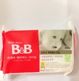 韩国保宁BB皂正品 宝宝洗衣皂婴儿肥皂儿童尿布皂200g 香草味现货