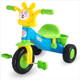 小孩自行车玩具 幼儿推车童车1-3岁儿童卡通三轮车 手推脚踏车