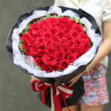 33朵红玫瑰花束宁波珠海鲜花速递广州深圳东莞佛山惠州花店送花