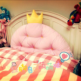 韩式公主房大抱枕 皇冠粉色床头靠垫靠枕 儿童韩版大靠背公主可爱