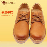 Camel骆驼女鞋 秋季新款平底运动休闲牛筋底头层牛皮板鞋A1314020