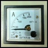沪川仪表厂 99T1-A 交流电流表 AC指针式 机械表头 200/5A