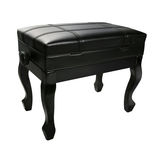 卡罗德carod原装升降琴凳实木皮革电钢琴通用单人琴椅 黑色