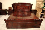 集美红木家具1.8米红木床南美红酸枝木实木双人箱体大床带床头柜