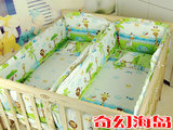 省包邮双胞胎婴儿床无漆加宽长实木童床带摇篮储物柜可变书桌十四