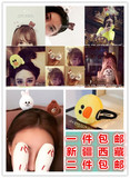 韩国Line Friends布朗熊卡通可爱时尚发箍韩版发卡发圈兔耳朵发饰
