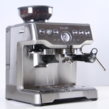 Breville铂富磨豆咖啡机 意式浓缩带磨豆功能一体式咖啡机 BES870