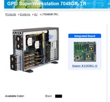超微 塔式 7048GR-TR 含X10DRG-Q 4块GPU服务器准系统  E5-2600V3