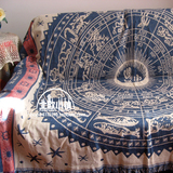 沙发巾 纯棉线毯 波西米亚桌布 全盖防滑沙发毯 沙发罩 地毯包邮