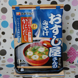 日本大创 速食味增方便速食汤食品蟹味汤 进口日式料理日本产酱汤